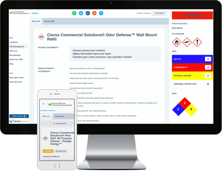 What is an MSDS or SDS? Is there a difference? Vector Solutions