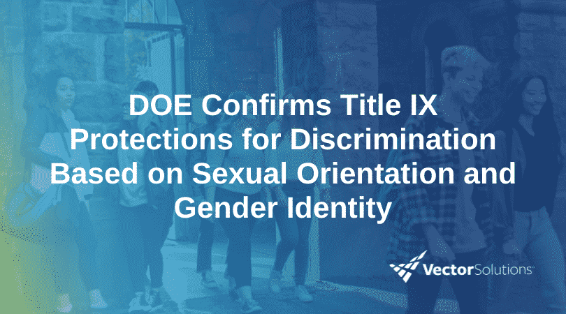 The Doe Confirms Title Ix Protections Vector Solutions